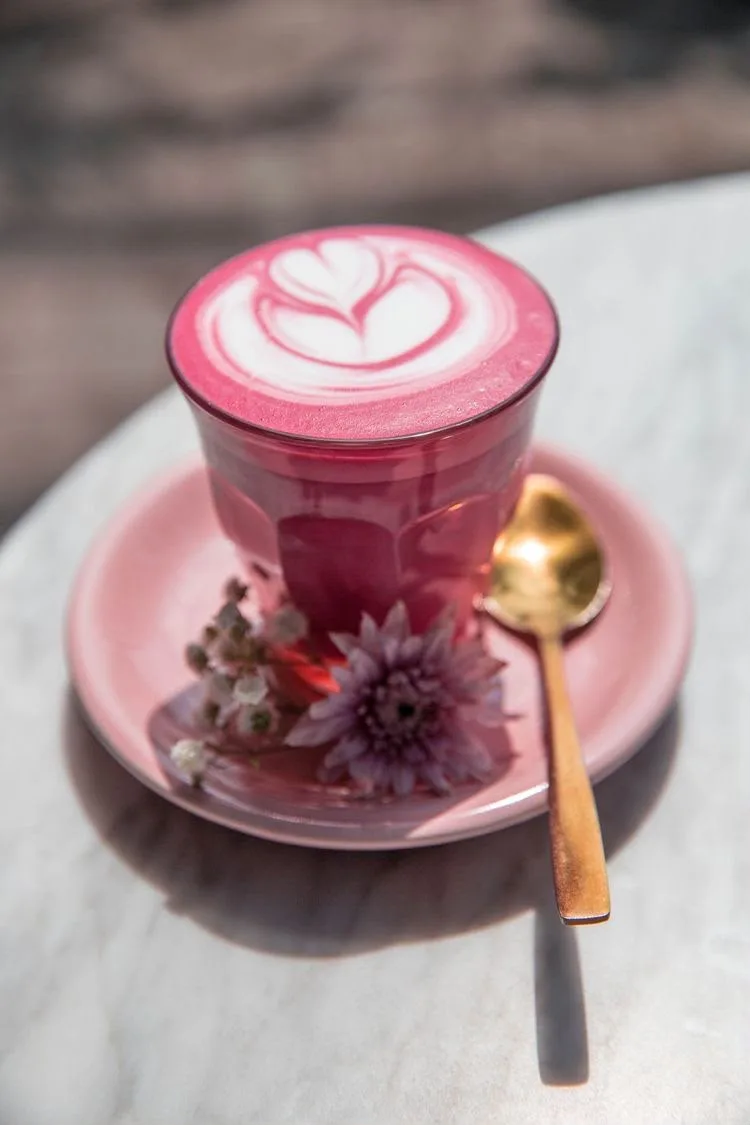 Beetroot Pink Latte