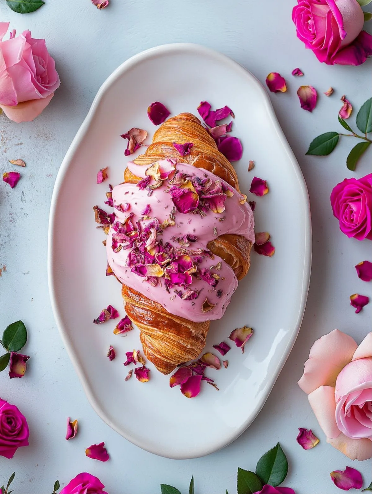 Rose Petal Croissant