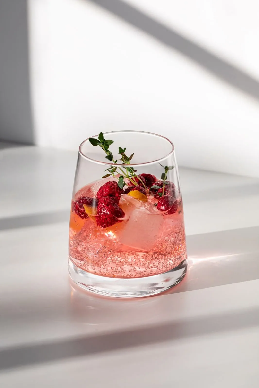 Raspberry Thyme Soda
